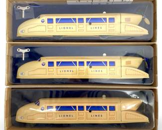 Vintage Lionel Schylling Tin Rail Zeppelin Train
