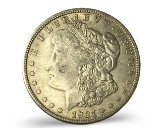 1921 Morgan Silver Dollar Coin
