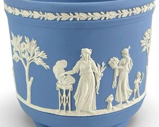 Wedgewood Jasperware Porcelain Plant Pot
