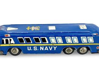 Vintage Toei Tin U.S. Navy Bus
