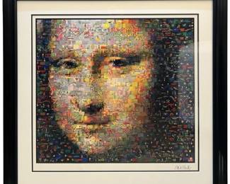 Neil J. Farkas Mona Lisa Mosaic Fine Print
