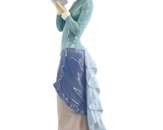 Lladro Porcelain “Girl Reading a Book" Sculpture
