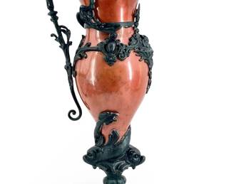 French Copper/Metal Poseidon’s Trident Design Ewer
