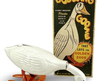 Vintage Tin Marx Gobbling Goose Toy
