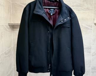 49 MensXLLondonFogWoolBlendBomberJacket