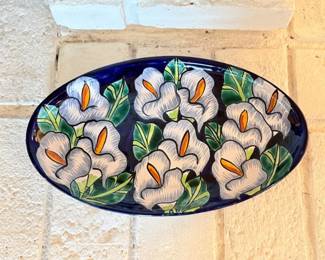 18 HandPaintedTalaveraMexicanPotteryDish