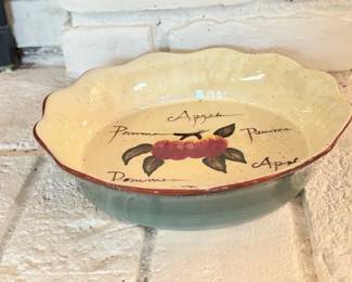 53 HomeInteriorsCeramicPiePlate