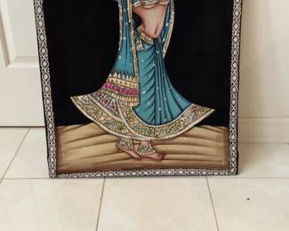 Traditional Indian Woman Dancer Painting