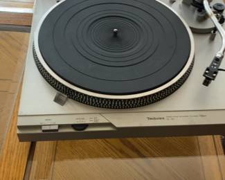 Technics SL-D2 Turntable Platter with Strobe Dots & Tonearm Assembly
