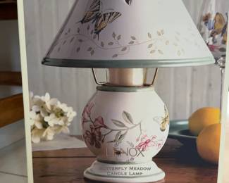 Lenox Butterfly Meadow Candle Lamp
