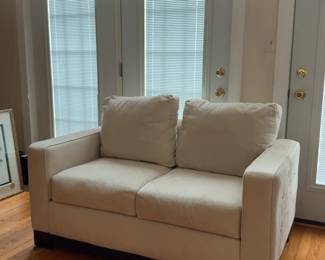 Modern Beige Loveseat - L4’8”xH26”xD33