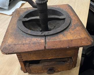 vintage coffee grinder 