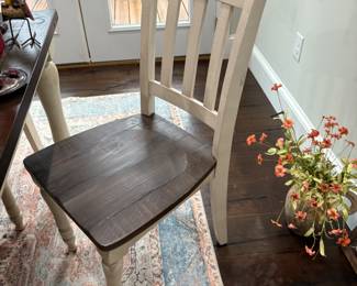 Close up dining chair 