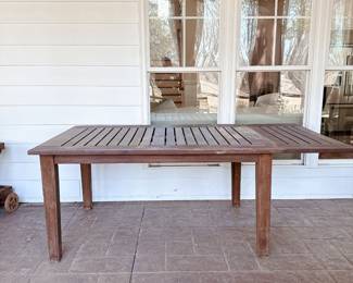 Pottery Barn Outdoor Dining Table Extendable 
