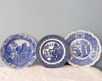 The Spode Blue Room Collection Caramanian & Pagoda. Ironstone china Churchill blue willow