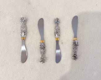 Arthur Court Pineapple Cheese Spreaders