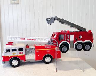 Tonka Fire Rescue Fire Engine Toy Truck & Fisher-Price Imaginext Fire Truck