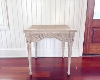 Modern History Weathered Cream Tea Table