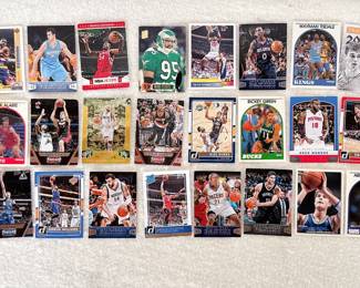Collection of sports trading cards