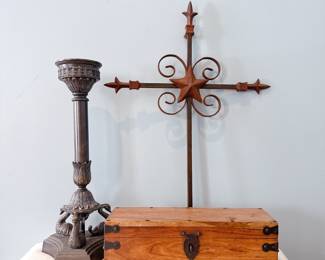 iron cross wall decor