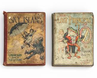 Two Early First Edition L. FRANK BAUM "Oz" Books
