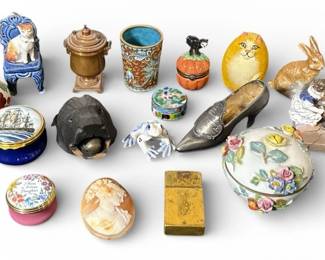 Collection Miniatures HALCYON DAYS, Cats, Cameo
