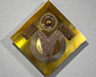 After PAUL EVANS A Brutalist Wall Sculpture
