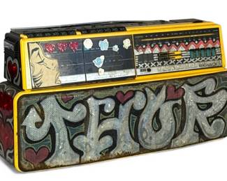 MR. THOR (Michigan, America) Personal Graffiti Street Art Boombox
