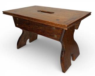 Antique Railroad Step Stool
