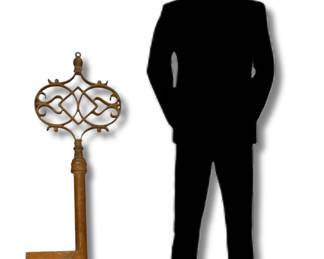 Antique Locksmith Key Advertising Trade Sign
