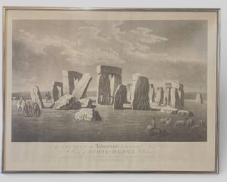 Society of Antiquarians, London, Stonehenge Exhibition Poster
