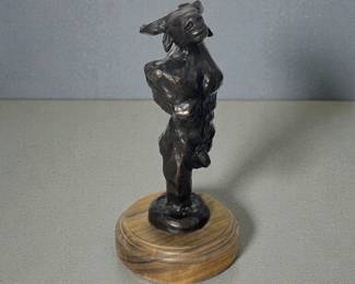 Brutalist Minotaur Bronze Sculpture, MARCO A. OVIEDO
