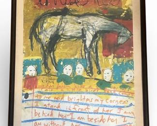 Folk Art Love Letter, CASEY MCGLYNN Print
