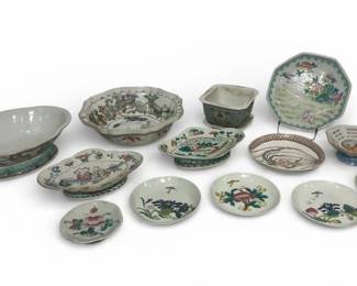 A Collection of Chinese Porcelain Pieces

