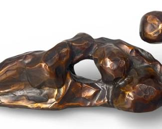 Brutalist Reclining Nude Sculpture, MARCO A. OVIEDO
