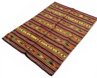 Colorful OAXACAN Hand Woven Rug
