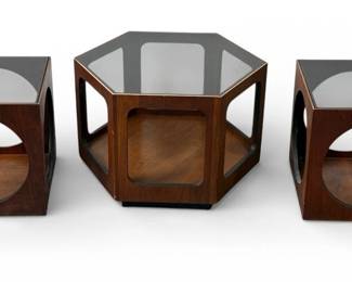 A Suite of LANE Altavista Coffee Tables / Side Tables
