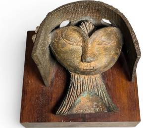 PAOLO SOLERI (1919-2013), Sculpture of a Woman
