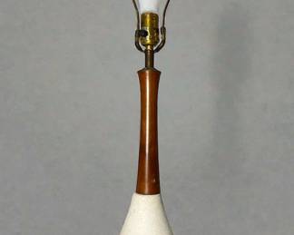 A Danish Mid Century Teak Table Lamp
