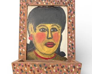 ANDERSON JOHNSON (American, 1915-1998) Folk Art Painting
