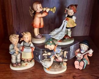 Unusual Collection of Hummel Figurines Available.