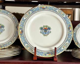 Detailed View of the Stunning Lenox Plates.