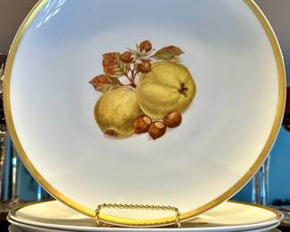 Detailed View of the Gorgeous "Harvest" Dinnerware Available by Gloria Bayreuth & Golden Crown Germany.