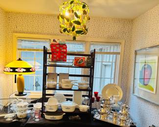 Wonderful Collection of Vintage Corningware, Silver and More Available!