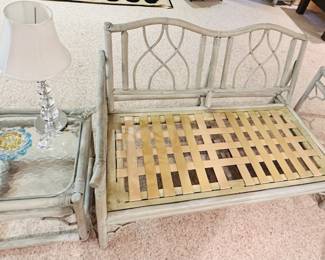 Detail of the Incredibly Made Ficks Reed Co. Furniture.