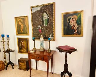 Artist Signed Artwork in Our Lower Level Religious Room.