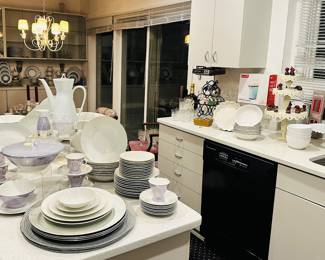 Fabulous Kitchen Full of China, Crystal and Wonderful Everyday Necessities. 