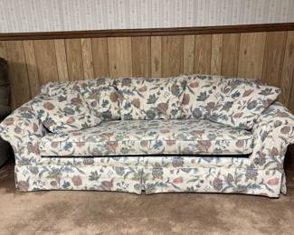 Floral sofa