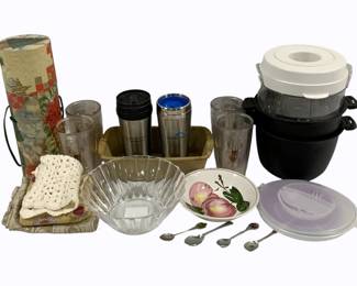 103 - Lot of Assorted Items - Tumblers, Dishes & More
