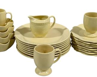 109 - 24pcs GP Pottery China Set

